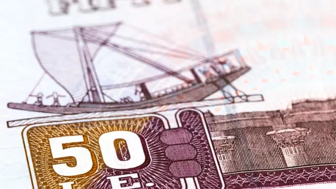 فقد الجنيه المصري أكثر من نصف قيمته في أشهر قليلة