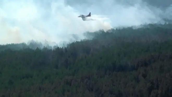 В зоне отчуждения около Чернобыльской АЭС второй день тушат масштабный лесной пожар, начавшийся в нескольких десятках километров от неработающей атомной станции.