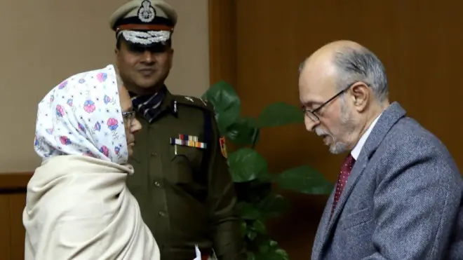 शाहीन बाग़ प्रतिनिधिमंडल से एलजी की मुलाक़ात