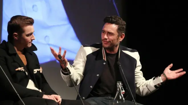 جيمس فرانكو يتحدث في إحدى الفعاليات حول فيلمه الأخير