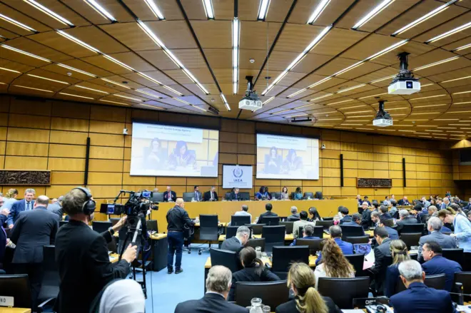 شورای حکام آژانس بین المللی انرژی اتمی در نشست فصلی خود در وین در حال بررسی پرونده هسته ای ایران است