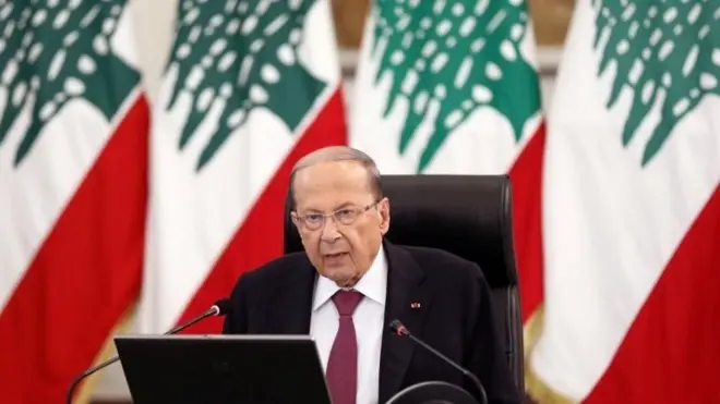 Lübnan Cumhurbaşkanı Michel Aoun
