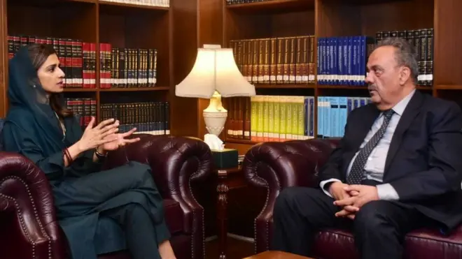 ښاغلي دراني د بهرنیو چارو له سکرترې حنارباني کهر سره لیدلي.