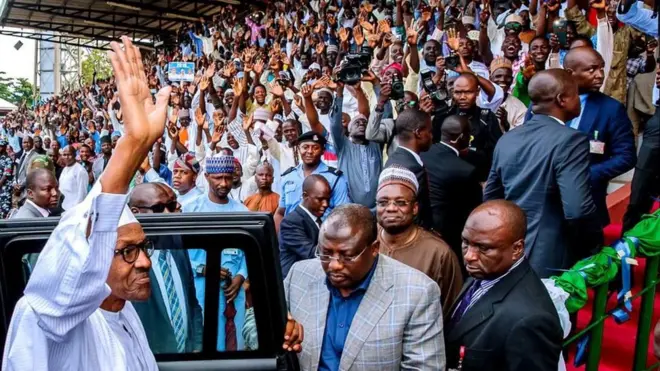 Buhari don tok say im dey run for 2019 presidential election