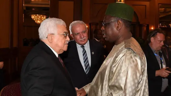 Mahmoud Abass et Macky Sall