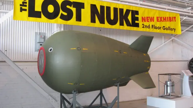 'Lost nuke' bomb replica