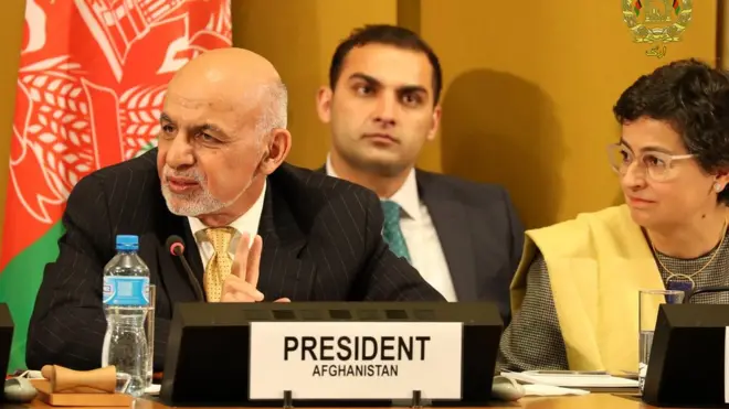 د افغانستان ولسمشر محمد اشرف غني همداراز وویل، افغانان د مصؤنیت او له مجازاتو د معافیت د درېدو غوښتنه ترې کوي.