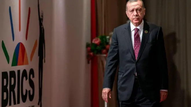 Predsednik Turske Redžep Tajip Erdogan na jednom od samita BRIKS-a