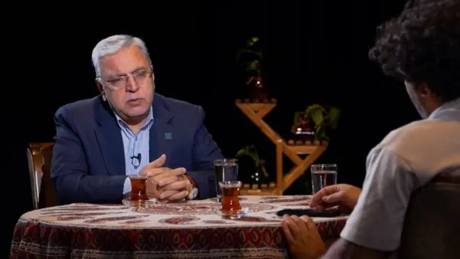 محمودرضا آقامیری، رئیس دانشگاه شهید بهشتی در برنامه ماجرای جنگ به روایت جواد موگویی