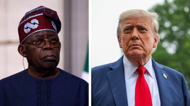 Bola Tinubu and Donald Trump