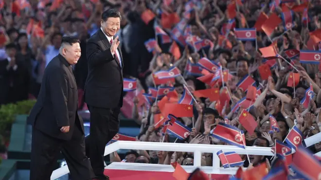 習近平與金正恩