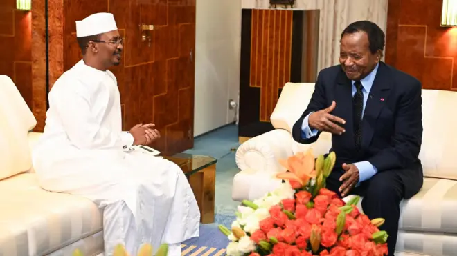 Mahamat Deby Itno et Paul Biya