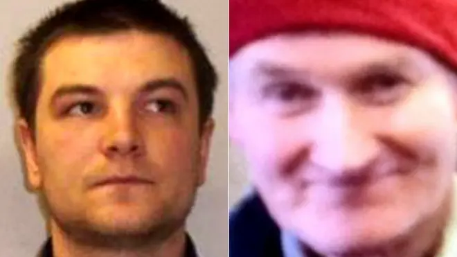 Steven Sidebottom (izquierda) fue hallado culpable del asesinato de Brian McKandie (derecha), aunque inicialmente se creyó que su muerte había sido fortuita.