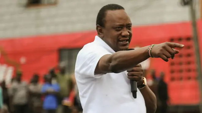 Na President Kenyatta win di August election wey dem cancel