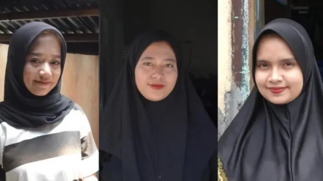 Esti, Aminah ati Fatma, ọmọ iya kan naa mẹta ti iya wọn da silẹ lọ. Awọn ẹbi lo tọ wọn