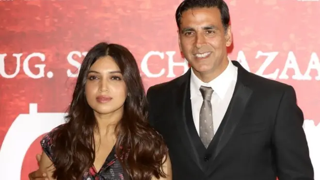 اکشے کمار اور اداکارہ بھومی پڈنیکر