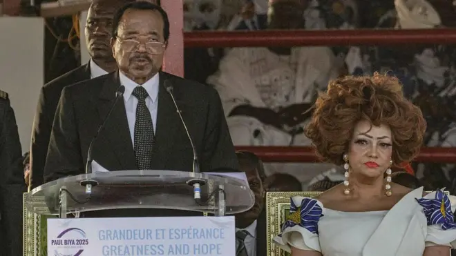 Paul Biya ve First Lady Chantal Biya, 7 Ekim 2025