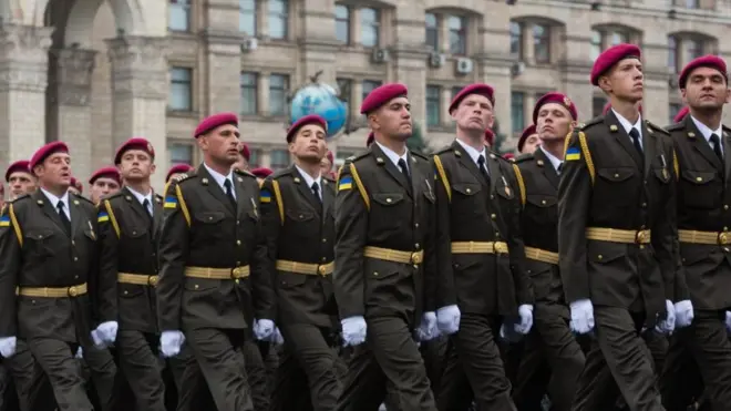 Парад в День Независимости в Киеве 24 августа 2016 года