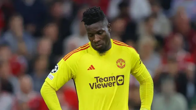 የማንቸስተር ዩናይትድ ግብ ጠባቂ አንድሬ ኦናና