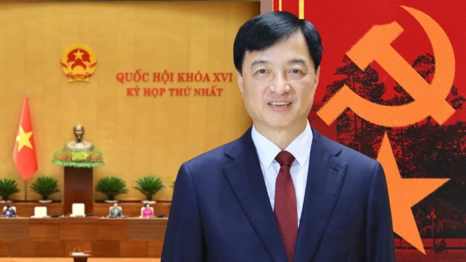 Ảnh thiết kế: chân dung ông Nguyễn Duy Ngọc 