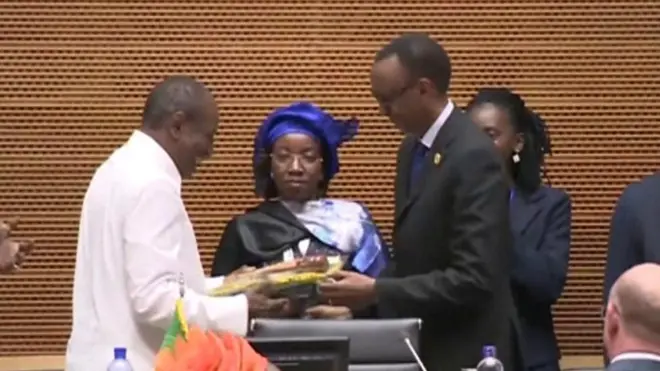 Paul Kagamé, nouveau président en exercice de l'Union Africaine