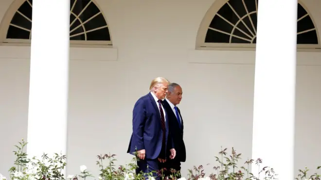 دونالد ترامب وبنيامين نتنياهو