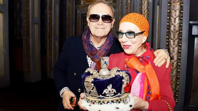 Глеб Панфилов и Инна Чурикова в Лондоне в июле 2015 года