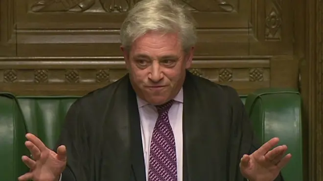 House of Commons speaker John Bercow