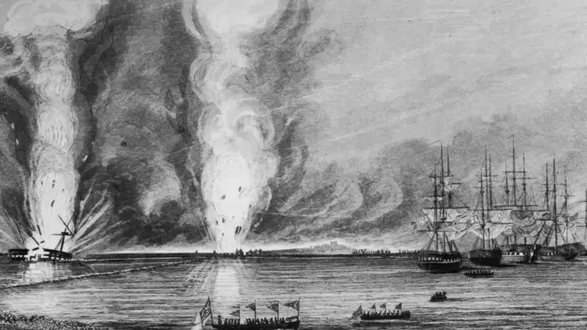 Las "Guerras del Opio" fueron el primer ejemplo de la llamada "Diplomacia de las cañoneras".