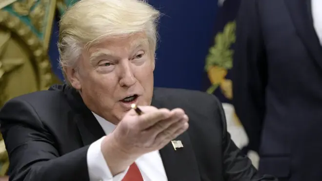 अमरीकी राष्ट्रपति डोनल्ड ट्रंप