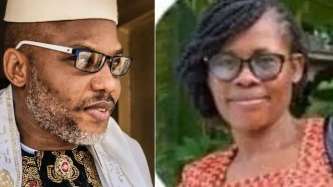 Nnamdi Kanu na Maria Ezediaro