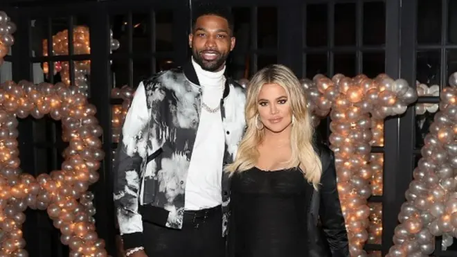 Khloe Kardashian and her former boyfriend Tristan Thompson