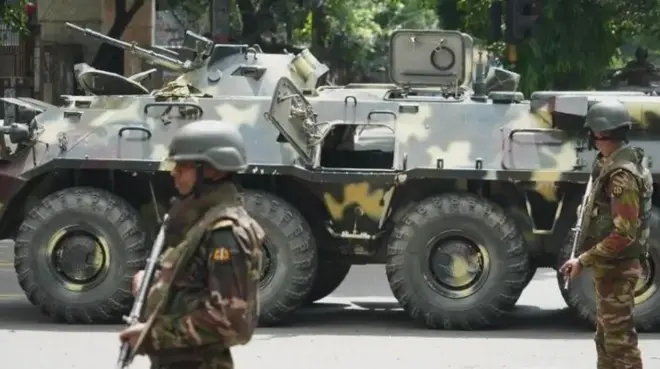 بنگلہ دیش، احتجاج، کرفیو