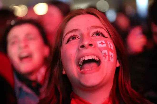 Gürcü kadın kutlamalarda