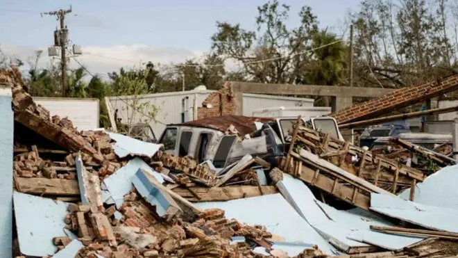 Daños causado por el huracán Ian
