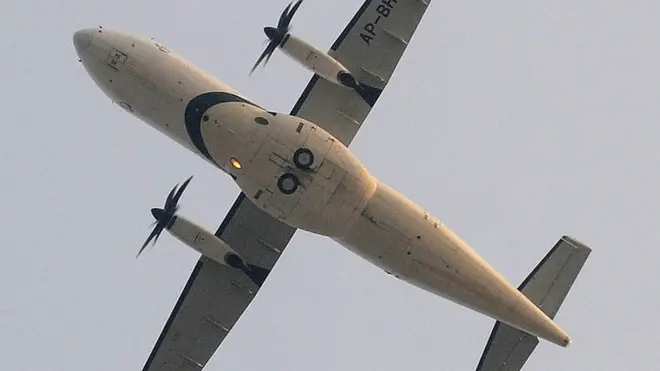 Среднемагистральный турбовинтовой ATR-42 рассчитан на перевозку 40-50 пассажиров