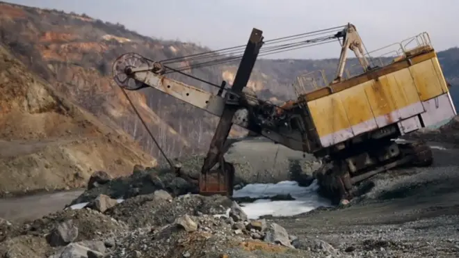 यूक्रेन की एक खदान