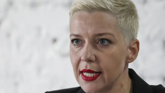 Belaruslu muhalif liderlerden Maria Kolesnikova.