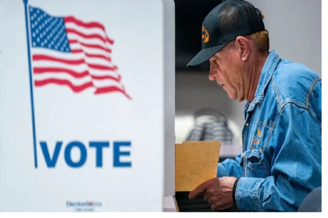 Un électeur américain
