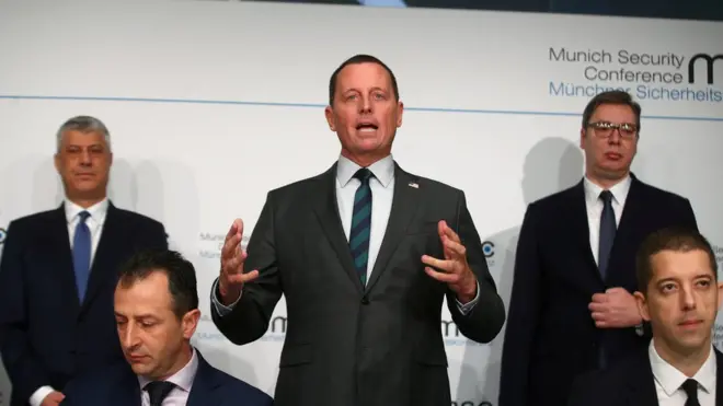 Grenel se sa Tačijem i Vučićem susreo i na Minhenskoj bezbednosnoj konferenciji