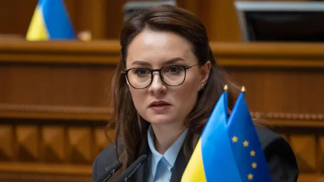 Юлия Свириденко во время утверждения