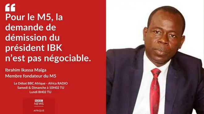 La démission de IBK n'est pas négociable, il doit partir.