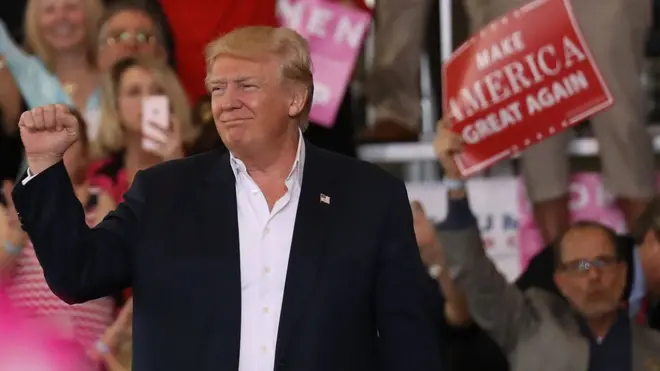 Donald Trump, presidente de Estados Unidos.