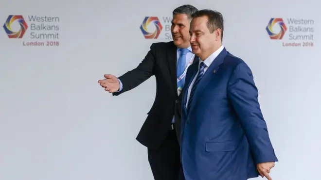 Од свих министара спољних послова у региону, Ивица Дачић једини је говорио уз помоћ преводиоца