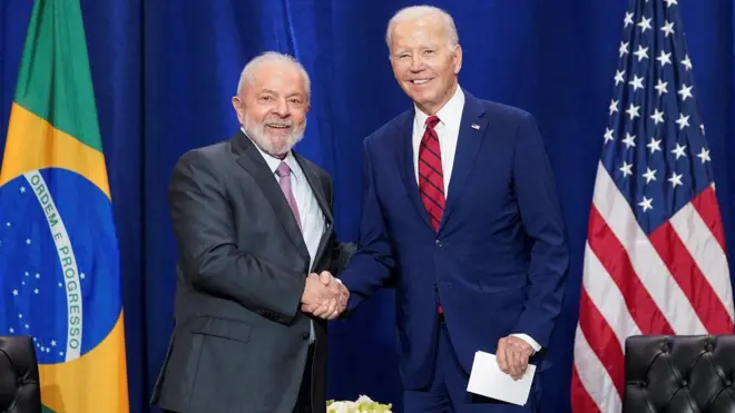 Lula e Joe Biden