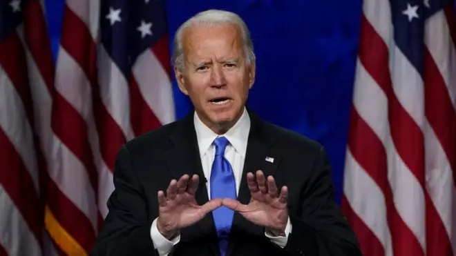 Biden aceptó este jueves formalmente la nominación demócrata a la presidencia.