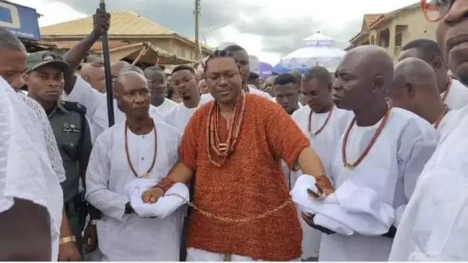 Aworan kabiyesi Olowo nibi ọdun Igogo