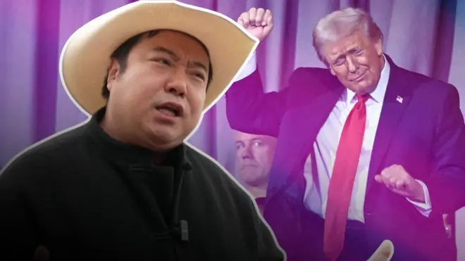 2025年，特朗普重返白宫后，陈睿获得更多人关注。他表示，特朗普已经成为自己生活中不可或缺的一部分。