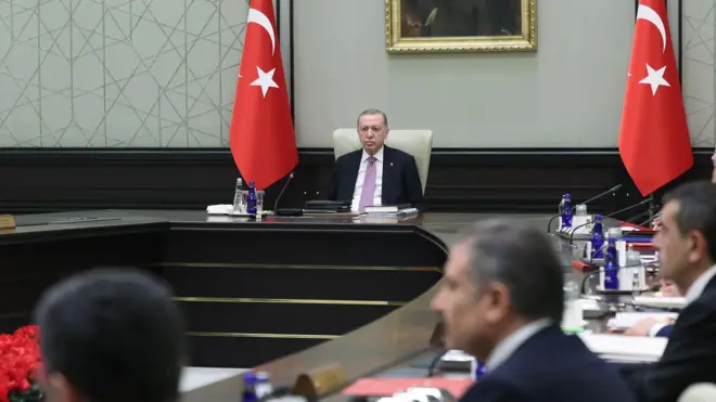 Kabine toplantısından bir kare