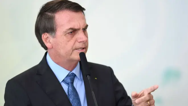El presidente de Brasil, Jair Bolsonaro